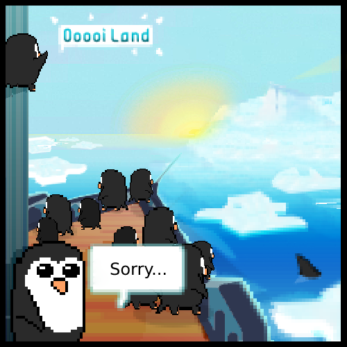 FrostyFlippers's tweet photo. Hello Frosty Fam,
we are sad to announce that the mint is cancelled for now.
Our Ship engine has broken down right befor we could arrive Cantarctica. 

But don't worry, our engineers are working on it and land is in sight.
We will arive soon in our new decntral home.
❄️🐧 https://t.co/XZlqfRckWU