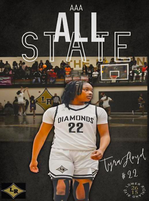 Congratulations to <a href="/TyraFloyd22/">Tyra " 2 2 " Floyd</a> on earning All State honors <a href="/LRHathletics/">Lower Richland Athletics</a> <a href="/latayna_w/">Latayna Williams</a> <a href="/scfuturebb/">SC Future</a> <a href="/doggwork515/">DoggWork™_#OWE</a> <a href="/ClaflinWBBall/">Claflin WBB Hoops</a>