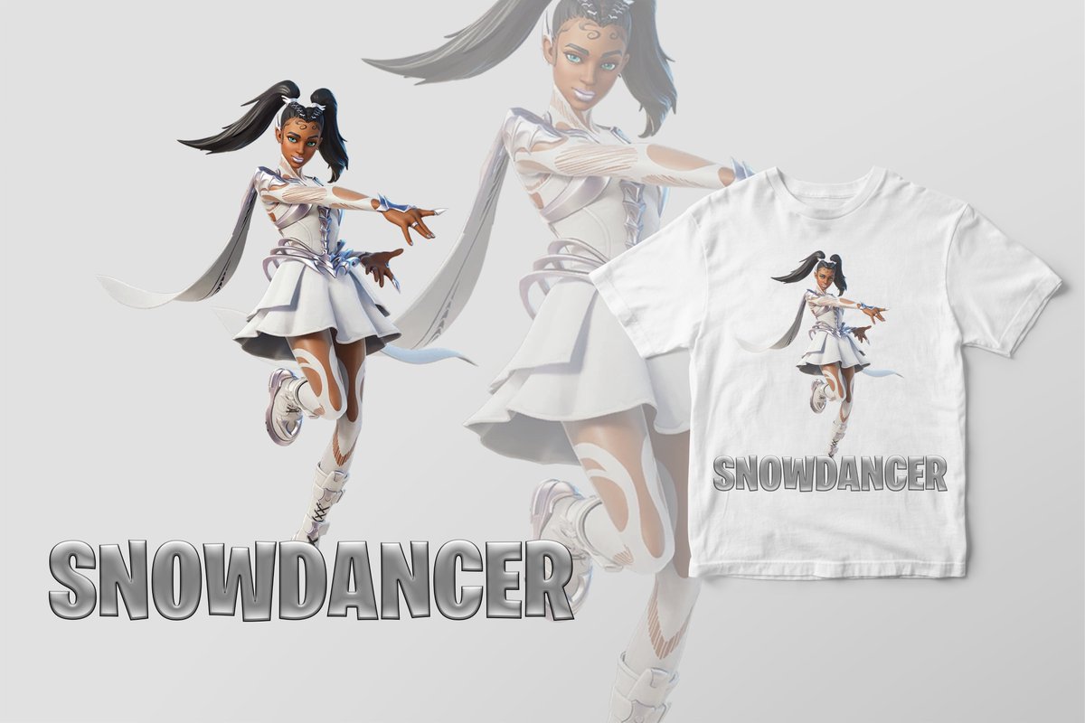 dekkarasu's tweet photo. What's up guys ready up and get you a Snowdancer Tee for $35 at my shop a must have for Fortnite fans
https://t.co/YFzubaCMJl
#Fortnite #Snowdancer https://t.co/Oe5JnupuKF