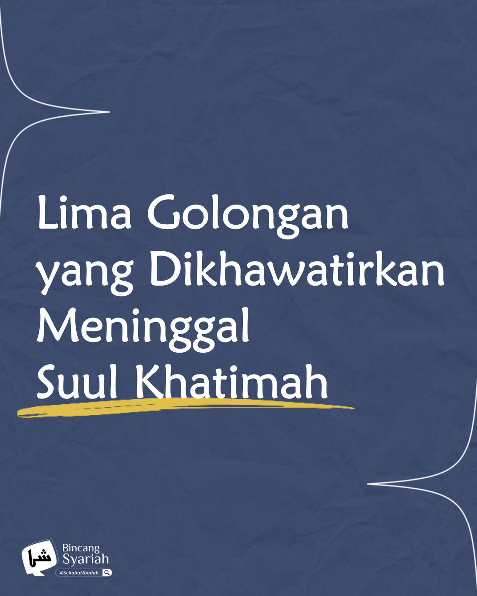 Banyak dari kita yang berusaha semaksimal mungkin memastikan kehidupan yang nyaman dan bahagia, tapi lupa untuk memastikan kematian yang baik dan damai.

Seolah hidup di dunia ini hanya satu-satunya kehidupan, padahal masih ada kehidupan setelah hidup.

(1/10)