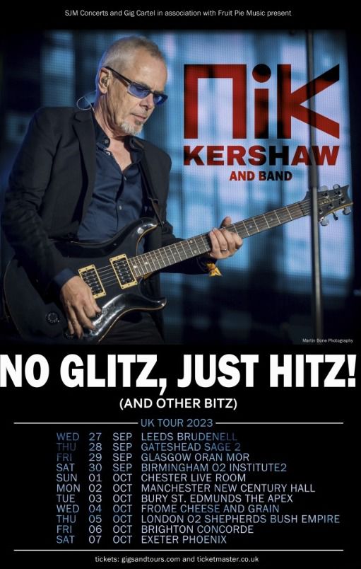 Nik Kershaw HQ on Twitter: "**Tickets on general sale this Friday**🎸
