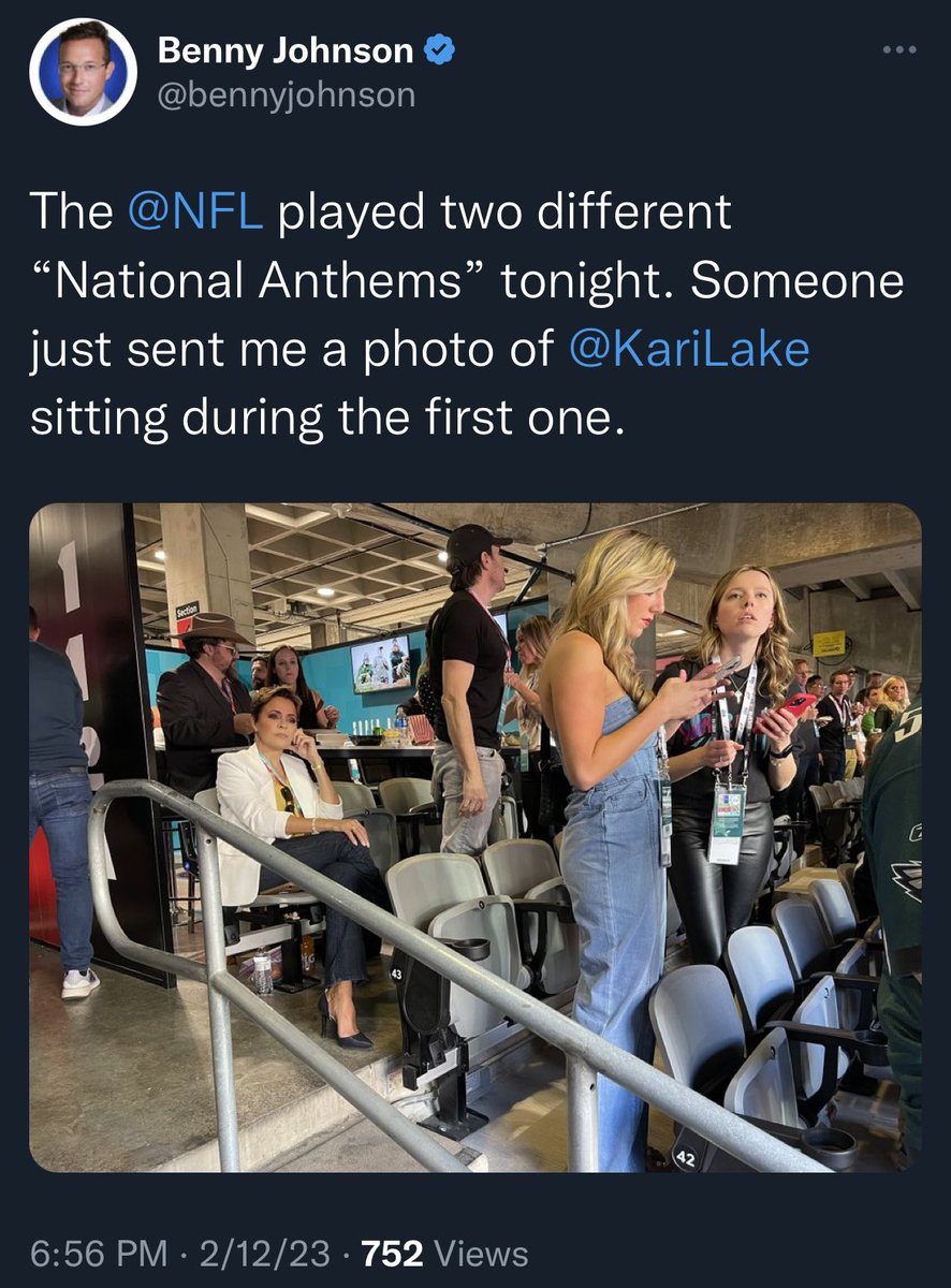 Kari Lake reportedly during ‘Lift Every Voice and Sing.’