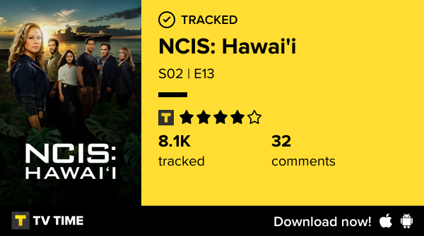 BadFish2469's tweet photo. I've just watched episode S02 | E13 of NCIS: Hawai'i! https://t.co/krg4lPHao7 #tvtime https://t.co/CSi8GNHj74