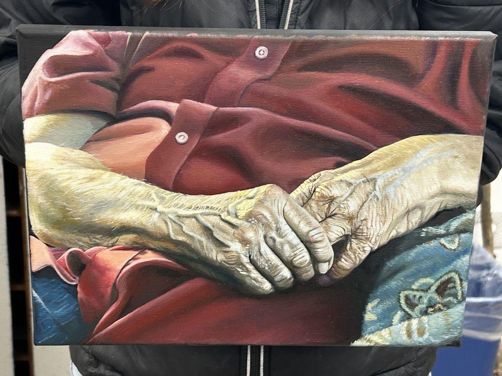 Congratulations to SYLVAN HILLS HIGH student Mikki Young. She just won first place in the THEA scholarship competition with her oil painting! She will receive $10,000 from THEA and $10,000 from the University of Arkansas. 
#pcssdproud #equityandexcellence