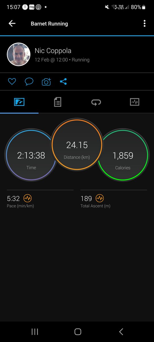Stepped up to 15 miles today and got it done. Not gonna lie, it was tough but it's another long run chalked off. I'm running the London marathon for Parkinson's UK, if you could spare any money, it would be much appreciated. Link to my charity page is in my bio. #LondonMarathon