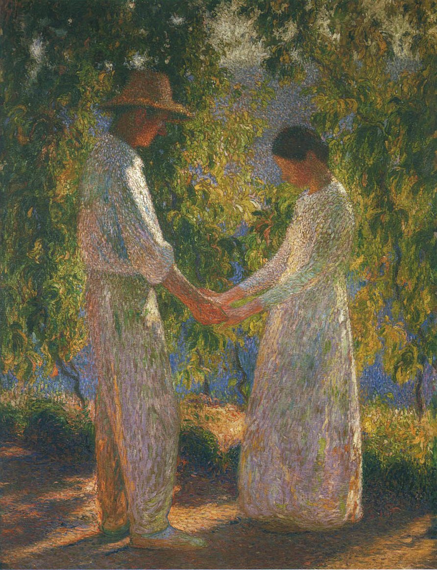 impression_ists's tweet image. Henri Martin - The Lovers