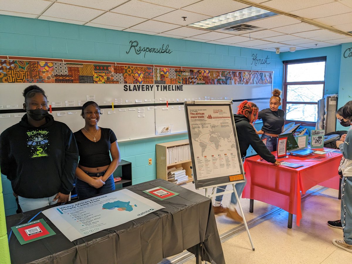 Very proud of RCMS and our Queens for hosting one of several Friday Fairs in honor of Black History Month.  All classes toured the fair.  #BlackHistoryMonth