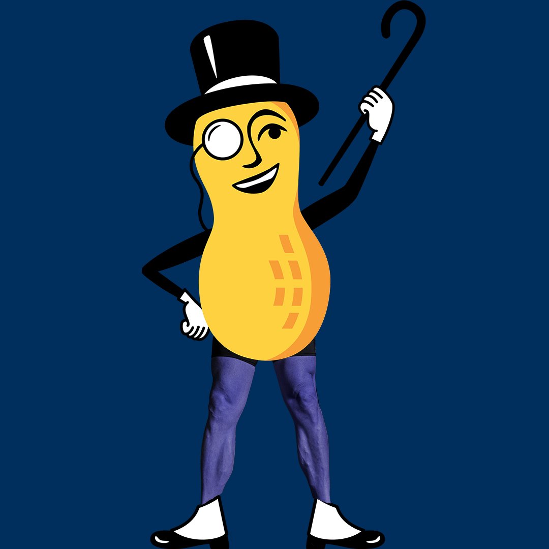 MrPeanut's tweet photo. To everyone roasting my legs…DO YOU PREFER ME LIKE THIS? https://t.co/r38Qdt7r6Y