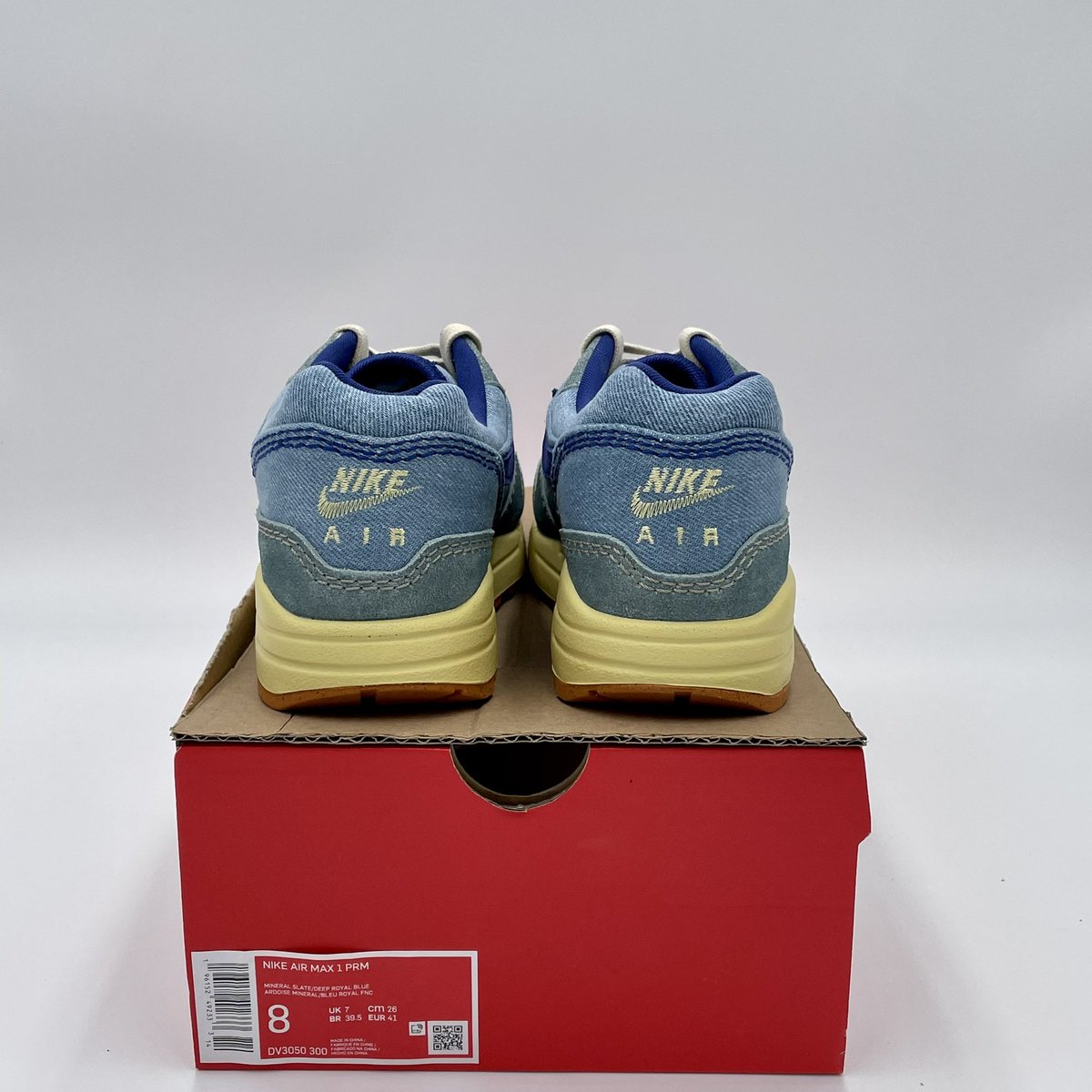SneakersSimply's tweet photo. Nike Air Max 1 PRM Dirty Denim
Deadstock
Size: 8
Price: $125
#simplysneakers #nike #airmax1 #denim #fashion #theplacetoshop #kicks #sneakers #sneakerheads #smallbusiness #kickstagram #follow #support https://t.co/JJ6SnqHaq5