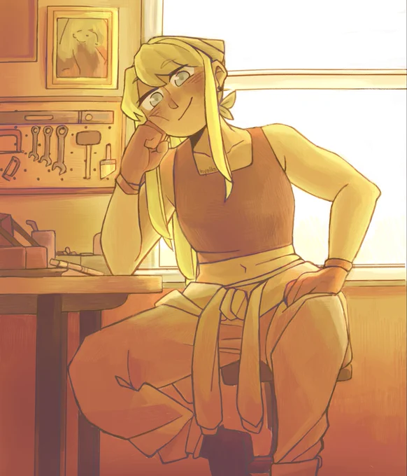 [fma] pov you think she's checking you out but she's actually admiring your automail that she made 