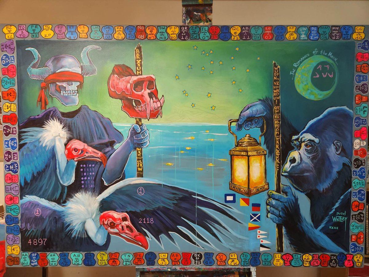 Finished Painting, Close ups following 1/5