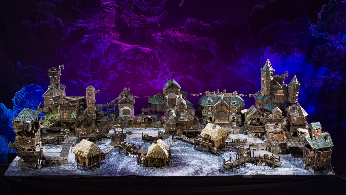 ErinPMiller's tweet photo. Cities Untold: Lowtown has finally launched! Been very exciting to see the painted pieces get assembled into amazing builds. Best team in the world. KS link below and tons of walkthrough videos on the Dwarven Forge YouTube! https://t.co/xBfeV5laV1