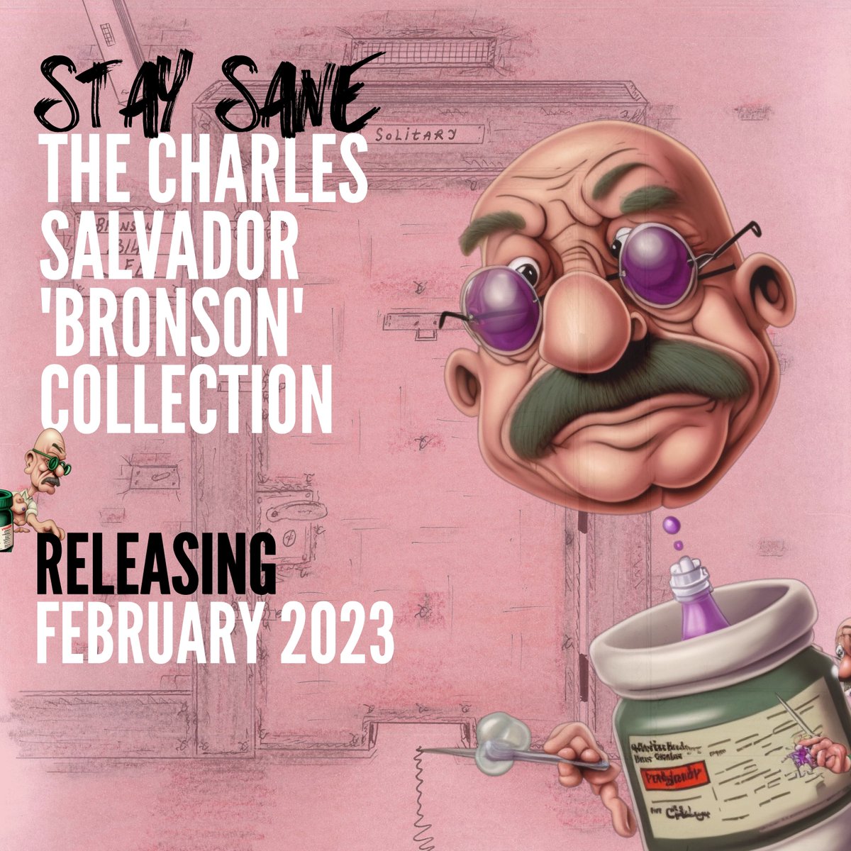 SaneBronsonNFT's tweet photo. @Sneaks_eth @moonbirds @proof_xyz The @bronsonnftt Collection presents an opportunity for art enthusiasts to claim a physical piece with each NFT. Bronson was the subject of the 2008 film starring Tom Hardy. Bronson's Art is rare and extremely limited, with prices ranging from £700 to £30,000 in Art Galleries. https://t.co/mUSkRsMbgw