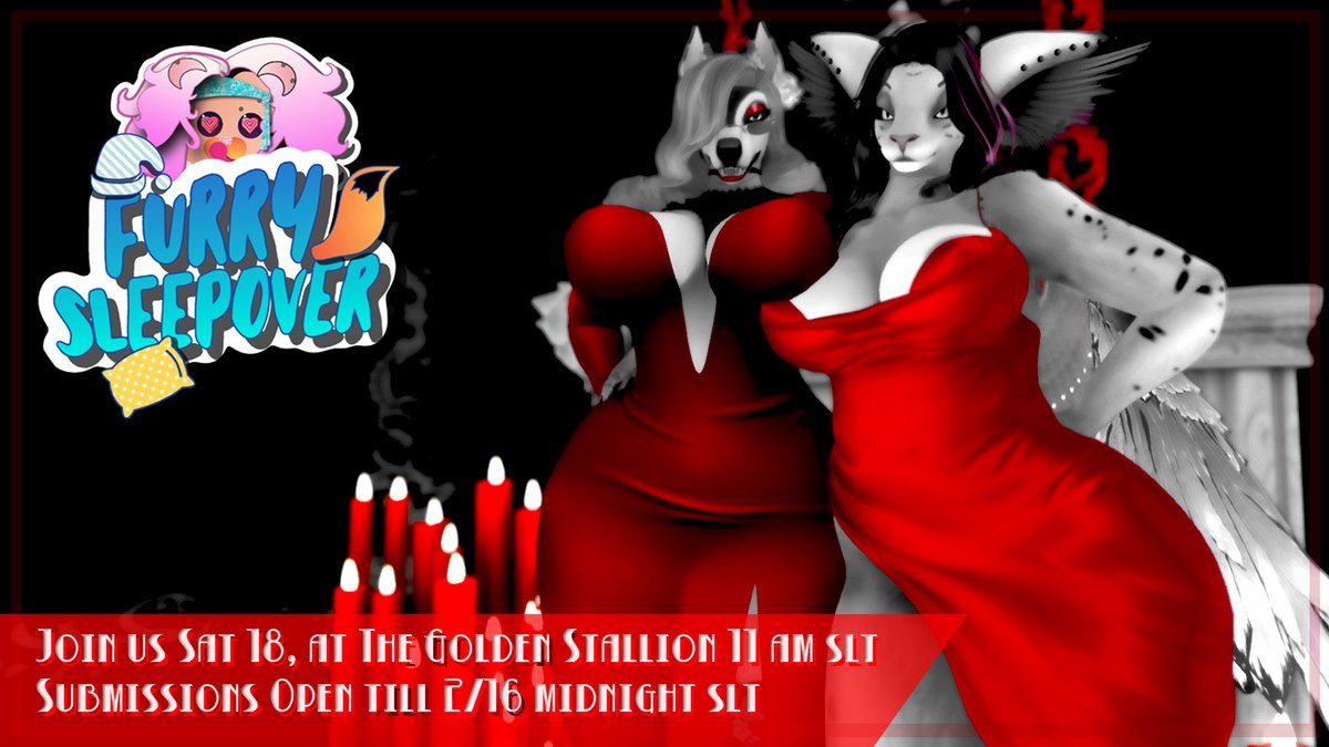 FurrySleepover's tweet photo. February 18th! This shows theme is Noir!

Submissions for 2D, 3D, Machinima and more open!
Details: https://t.co/7sQkKaLbMb
#Thefurrysleepover https://t.co/0vt4WXjszD