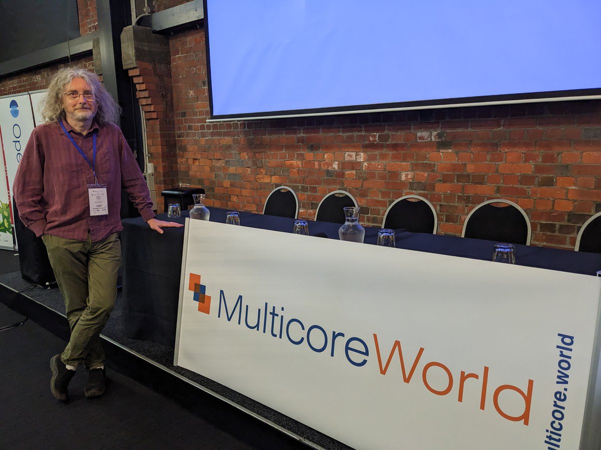 ChicMacfarlane's tweet image. @codeandrew is cyclone-ready for presenting his history of coding multicore processor systems and why he now embraces #oneAPI
@SYCLstd @ErdodyN #MulticoreWorld #mw23NZ #CodeplaySoft #Wellington