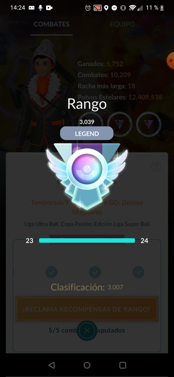Neetoo7u7's tweet photo. Al fin, después de tanto... Se logró la meta, este leyenda me sabe tan bien, por todo lo que me ha pasado en esta temporada, el solo jugar en el camino al trabajo o de regreso, hacer 3 hrs de ida y 3 de regreso no es de dios, pero es lo que hay y se logró. 
Les dejo el team.🐉 https://t.co/hvuN7jXCkQ