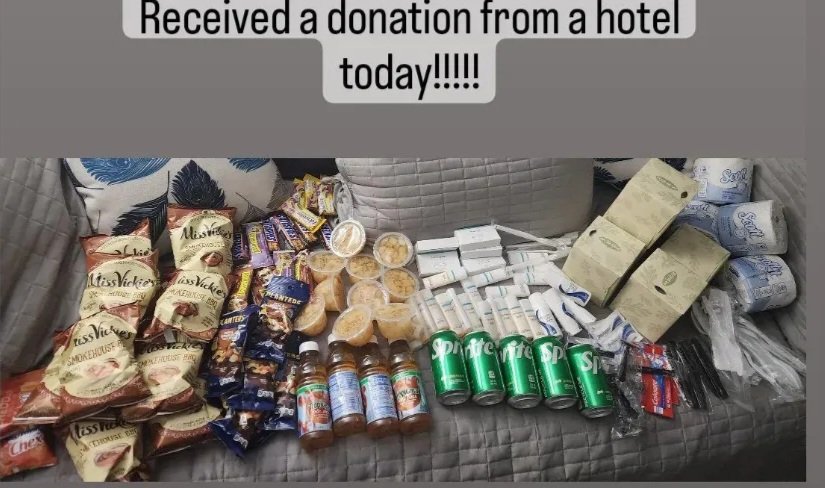Nourishing Those in Need, Inc. <a href="/Wenourishing/">Nourishing Those in Need Inc. 📢📢🎁🤗🤗🙏🏾🎁🙏🏾</a> received a donation from a hotel 🏨 💯💯
Please visit Nourishingthoseinneed.org