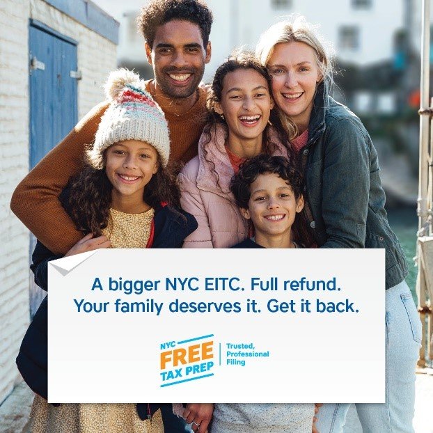Together with @MetroPlusHealth and @helloDCWP, @NYCHealthSystem is offering free, in-person and virtual #TaxPrep to eligible patients and members of the community as part of the NYC Free Tax Prep initiative. Learn more: ow.ly/XfVk104uzFn
#FreeTaxPrep