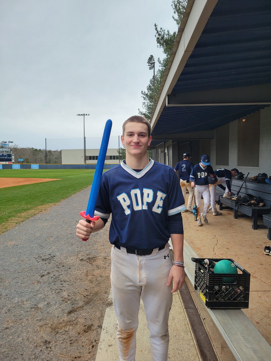 Pope_Baseball's tweet photo. 3 #OnbaseArmor recipients & a #2kWarrior from gm 1
@Jack_Myers456 & @CooperOrr12 sacrificed their well being for the brotherhood & @Andrew_walters5 is 1st Pope player on record to earn 4BB in a gm qualifying him for the Armor!
@CooperOrr12 earns 1st #2kWarrior of 2023!
#GDN https://t.co/7BpoAdNdjx