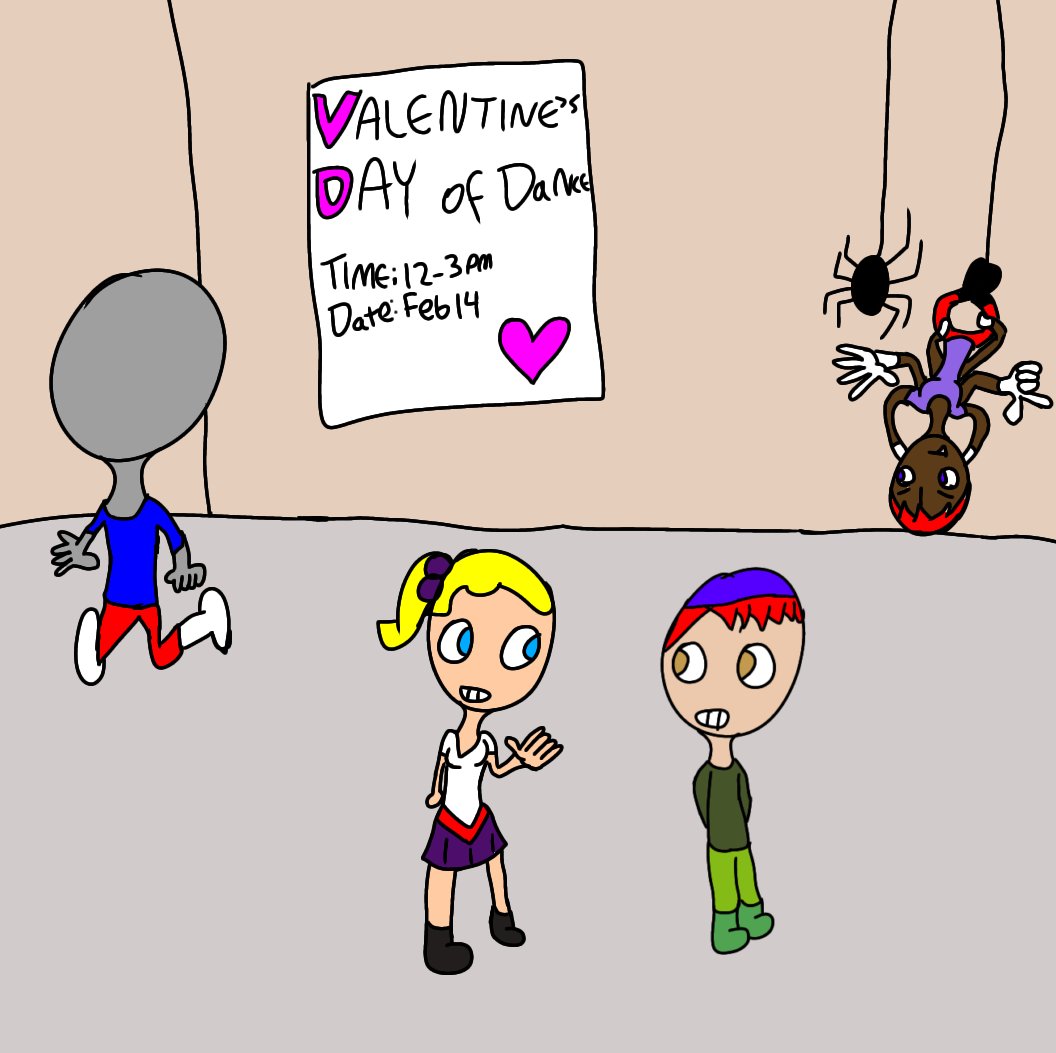 Hall-O-Weirdos: Valentine's Day Before
Characters: Xero, Tara, Stan, Maria