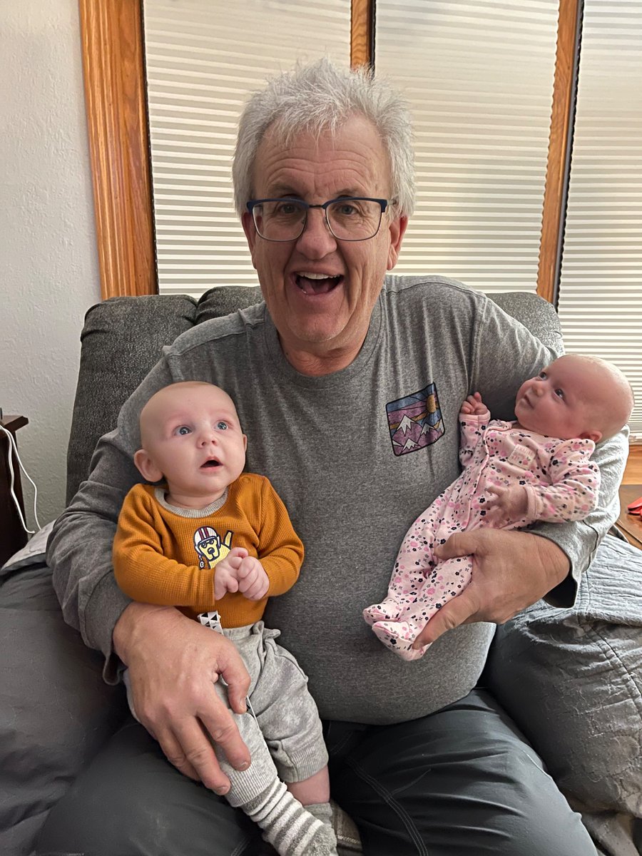 jhpostman's tweet photo. Grandson Grayson and Granddaughter Olivia
#firstSuperBowl
#blessedgrandpa https://t.co/gqiulAfJC9
