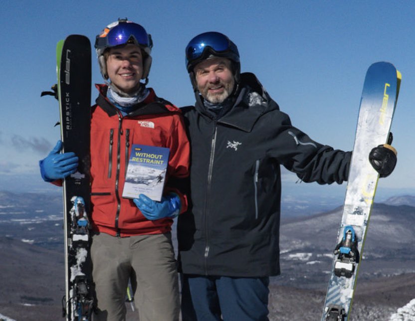 delena_robert's tweet photo. We unboxed Without Restraint on top of Killington Peak in VT. @RyanDeLena1 

Thank you @erin_clyburn @FalconGuides @GlobePequot @RLPGBooks for the opportunity to share Ryan’s story with the world. 

#withoutrestraint https://t.co/6vgGWjVUMl