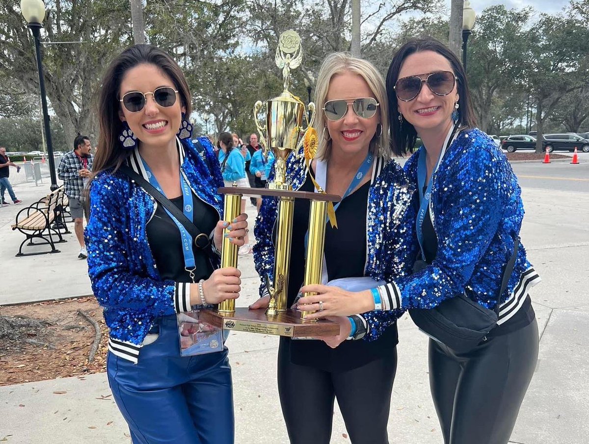 OSSDAthletics's tweet photo. Shout out to the #OSCheer Team for putting on a show in Disney!
After bypassing the semis to head straight to finals, the Hounds placed 7th in the nation while putting the hardest routine on the mat that OS has ever attempted!
Congratulations girls! #OStheBEST https://t.co/PNPnfG0xbC