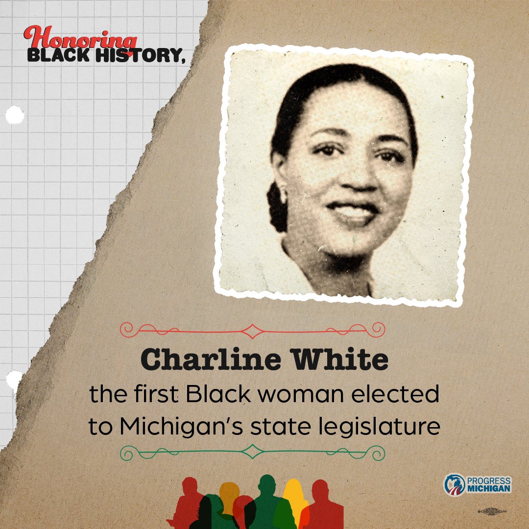 Progress Michigan On Twitter Charline White Was The First Black Woman progress-michigan-on-twitter-charline-white-was-the-first-black-woman