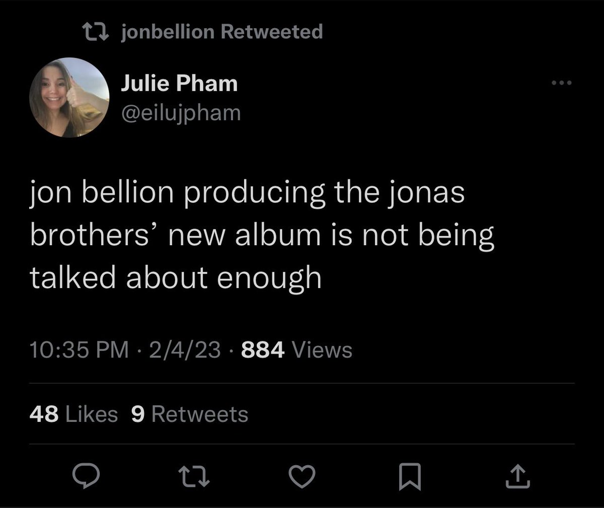 BellionTweets's tweet photo. Jon is lurking on this bird app 🫣 https://t.co/VBqOwbBDQV