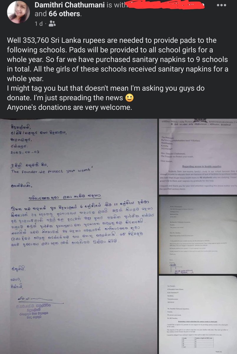 Hi guys we lack around 140000 LKR on this one. I know every one including me is struggling these days with new circumstances we had to faced.
Just sharing if anyone is there to give us a hand even with a minimum contribution.
Thank you all 🙏🙏