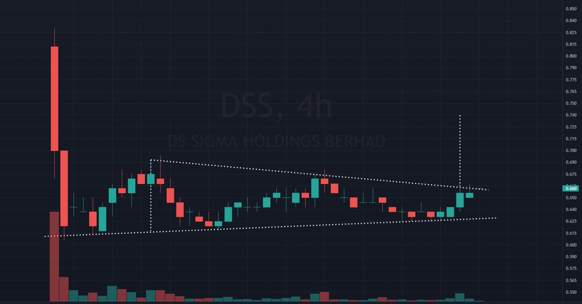 DSS breakout, bought at 0.66