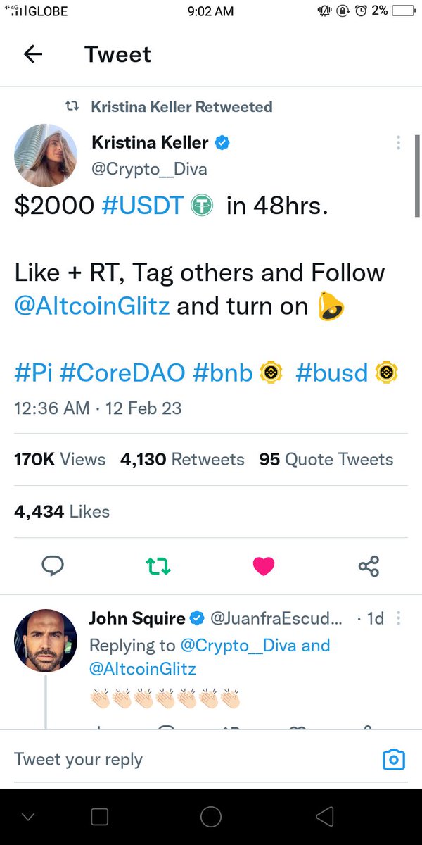 bella_2018g's tweet photo. @Crypto__Diva @AltcoinGlitz @crypto_ethmarie 
@BlessedByGod27 
@BlessedChrstl 
@rryshing_ 

Hey friends just follow the rules 😇💪 https://t.co/Sgj6w24DKu