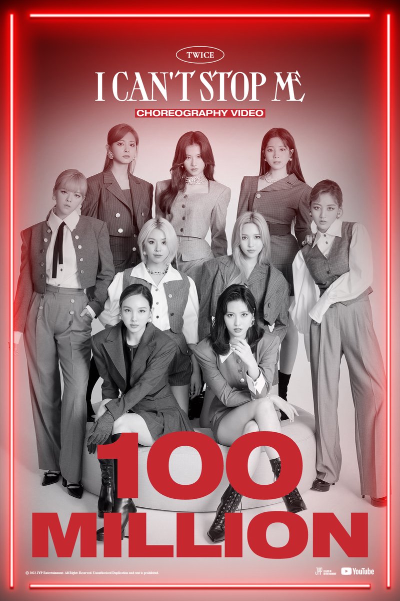 TWICE Choreography Video 'I CAN'T STOP ME'
✨100 MILLION VIEWS✨

🎬 youtu.be/pMQjg5b-3gE

📌"READY TO BE" Pre-save &amp; Pre-order
TWICE.lnk.to/READYTOBE

#TWICE #트와이스 #ICANTSTOPME #🐶