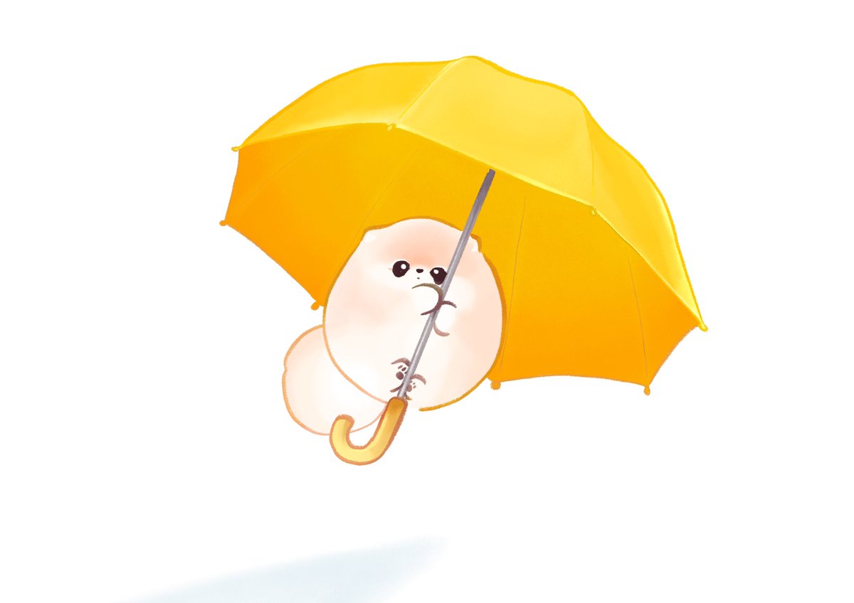 no humans umbrella white background simple background holding holding umbrella looking at viewer  illustration images