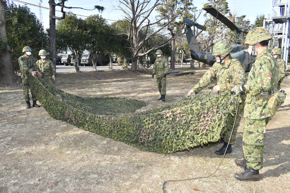 現在、連隊は ＃新隊員 課程後期教育を実施しています。 写真は