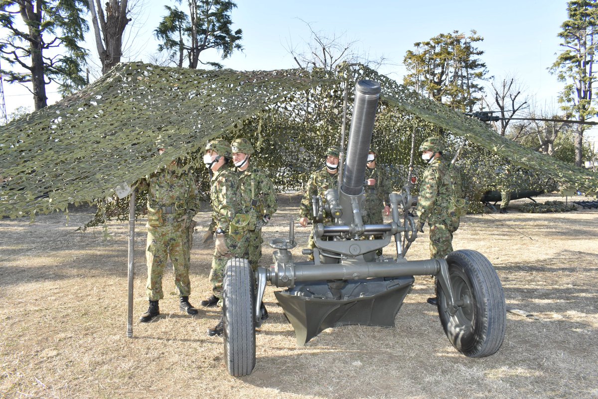 現在、連隊は ＃新隊員 課程後期教育を実施しています。 写真は