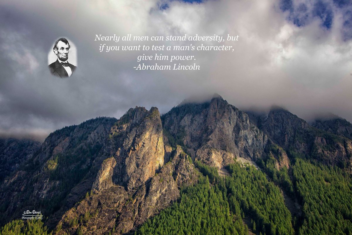 "Nearly all men can stand adversity, but if you want to test a man's character, give him power." - Abraham Lincoln #ALincolnsBirthday