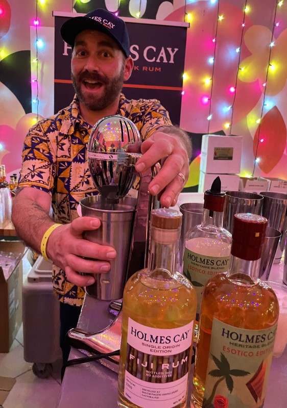 theatomicgrog's tweet photo. Arguably the cocktail highlight of Miami Rum Congress was Friday's "Rum-bรณn" party hosted by the @FLRumSociety. Featuring four brands, four mixologists and 10 total drinks, the event offered a wide range of flavors and styles. #rum #miamirumcongress #rumcocktails #tikicocktails https://t.co/RO5kZJ0efI