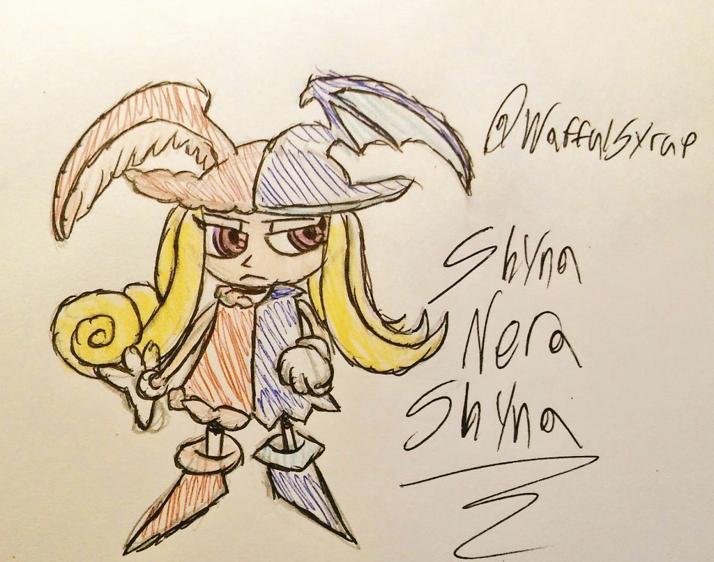 Shyna's design is badass/cute and thats something I wanted to honor when drawing the piece, and I passed that with flying colors.

It was really gratifying to draw her at my best since sh
she was a doozy for me to figure out since 2019

That darn hat man lmfao 