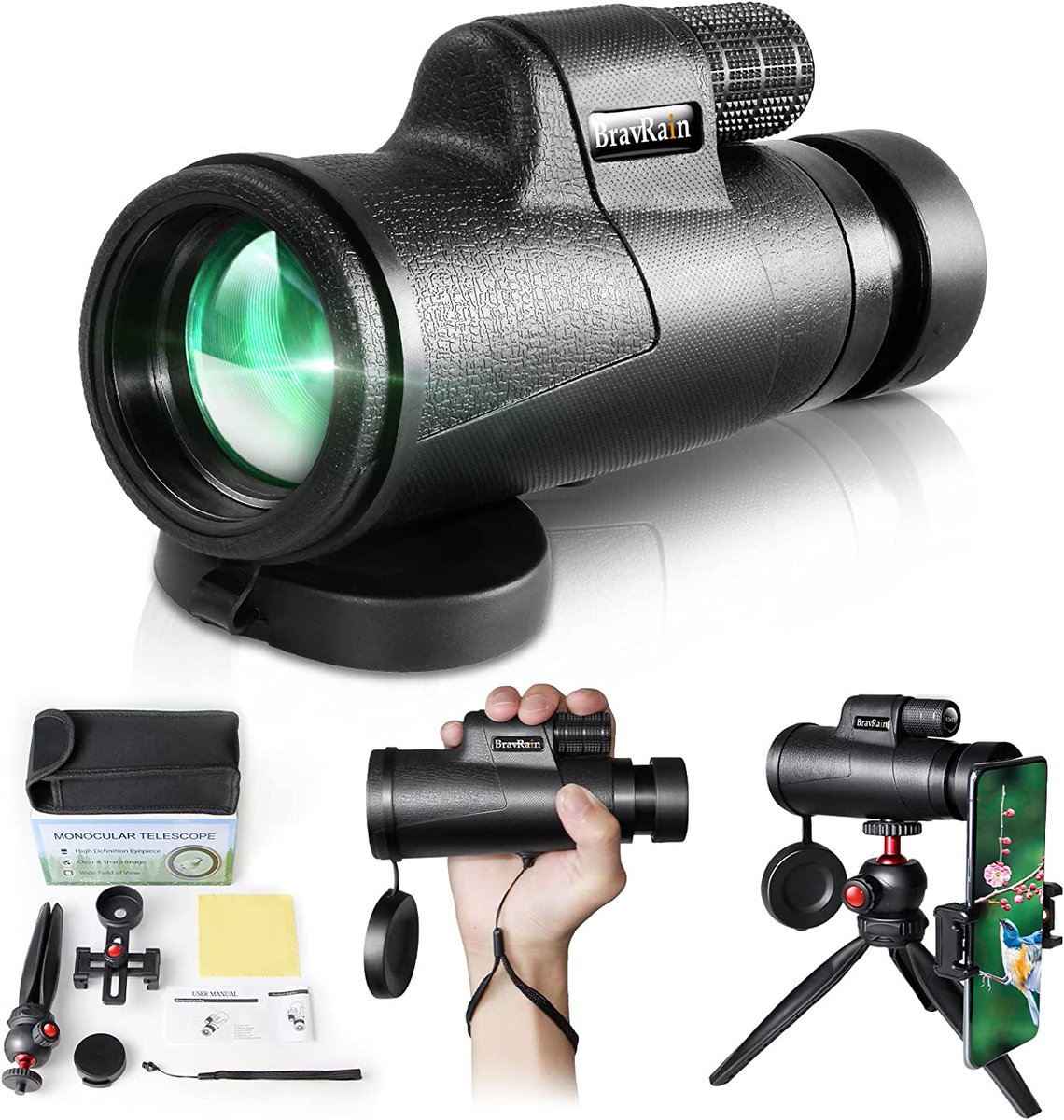 Eliteviser on Twitter "12x55 Monocular Telescope for Smartphone with
