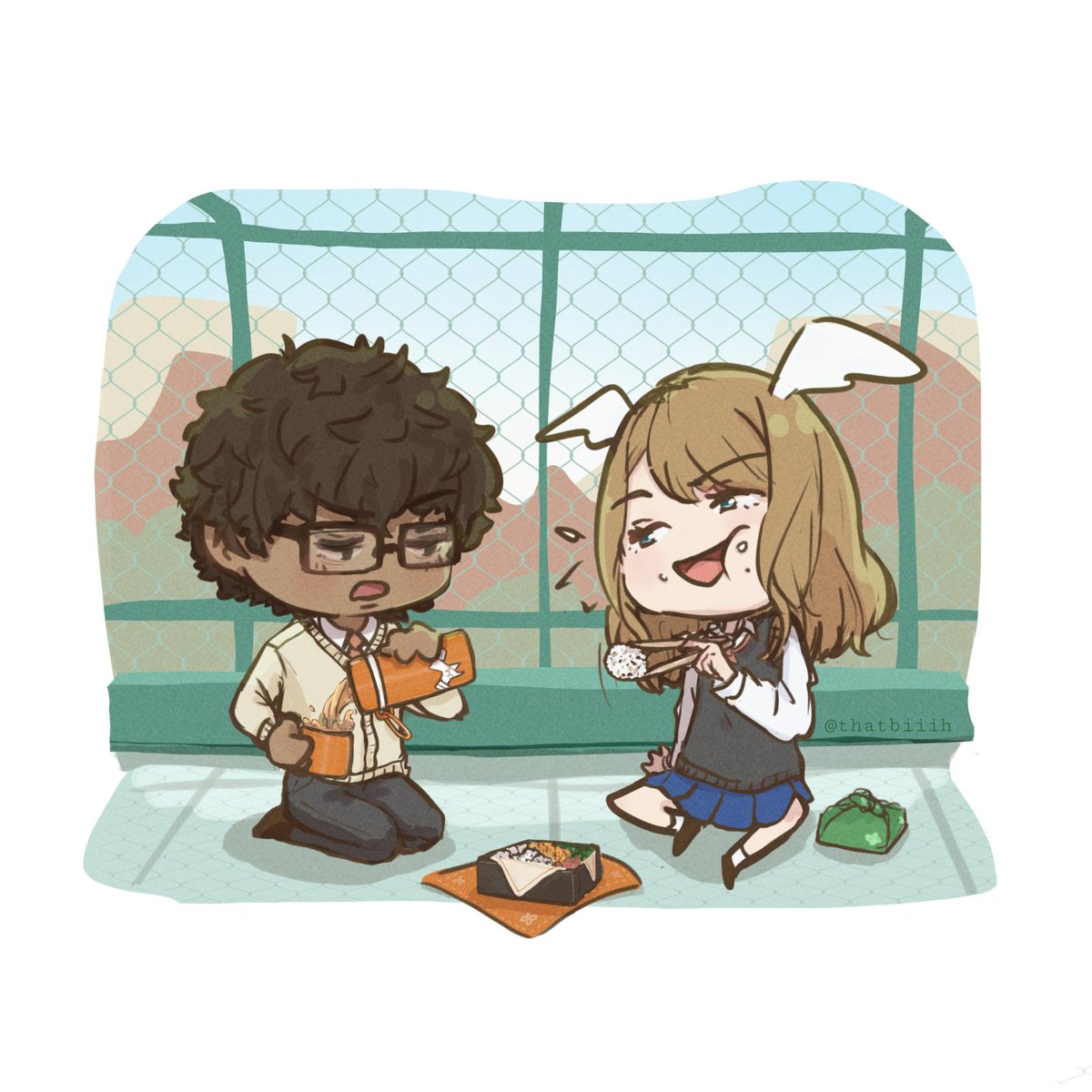 thatbiiih's tweet photo. Taion &amp; Eunie school days 🍀📚
[#XenobladeChronicles3 / #ゼノブレイド3 ] https://t.co/rPg76akEhZ