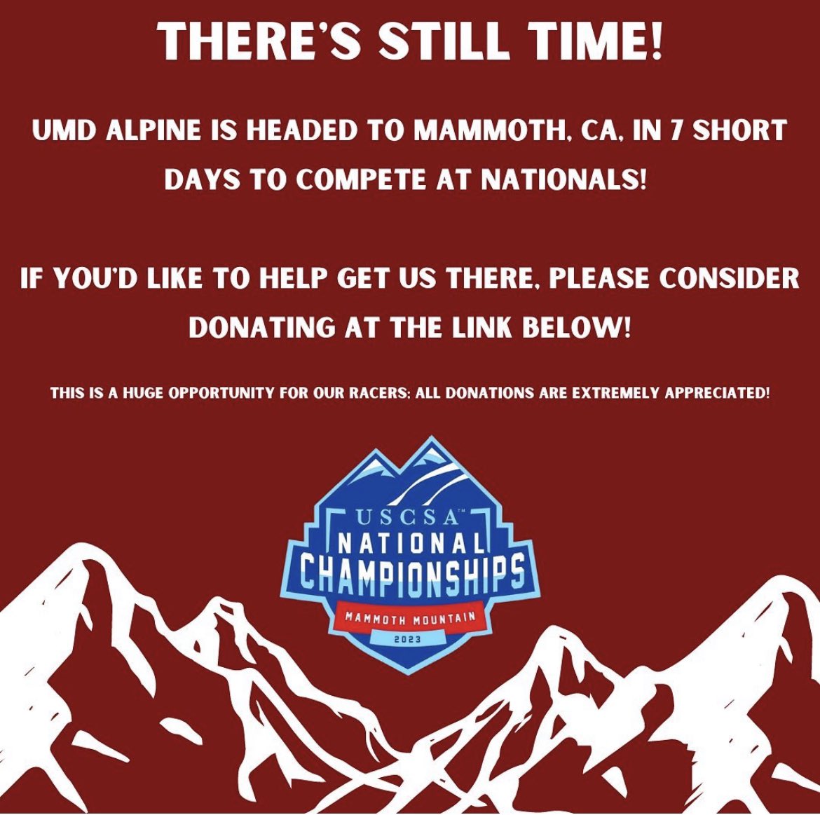 UMDAlpine's tweet photo. Our team qualified w/their outstanding regional championship performance &amp; now we need your help to send us to the USCSA National Championships! Our team is 98% Student funded! Help us reach our goal! https://t.co/DcfI7mHO4L

@DanWolfeKBJR @wdiowirt @KQDS_FOX21 @NorthernNewsNow https://t.co/nOAQFrseyn