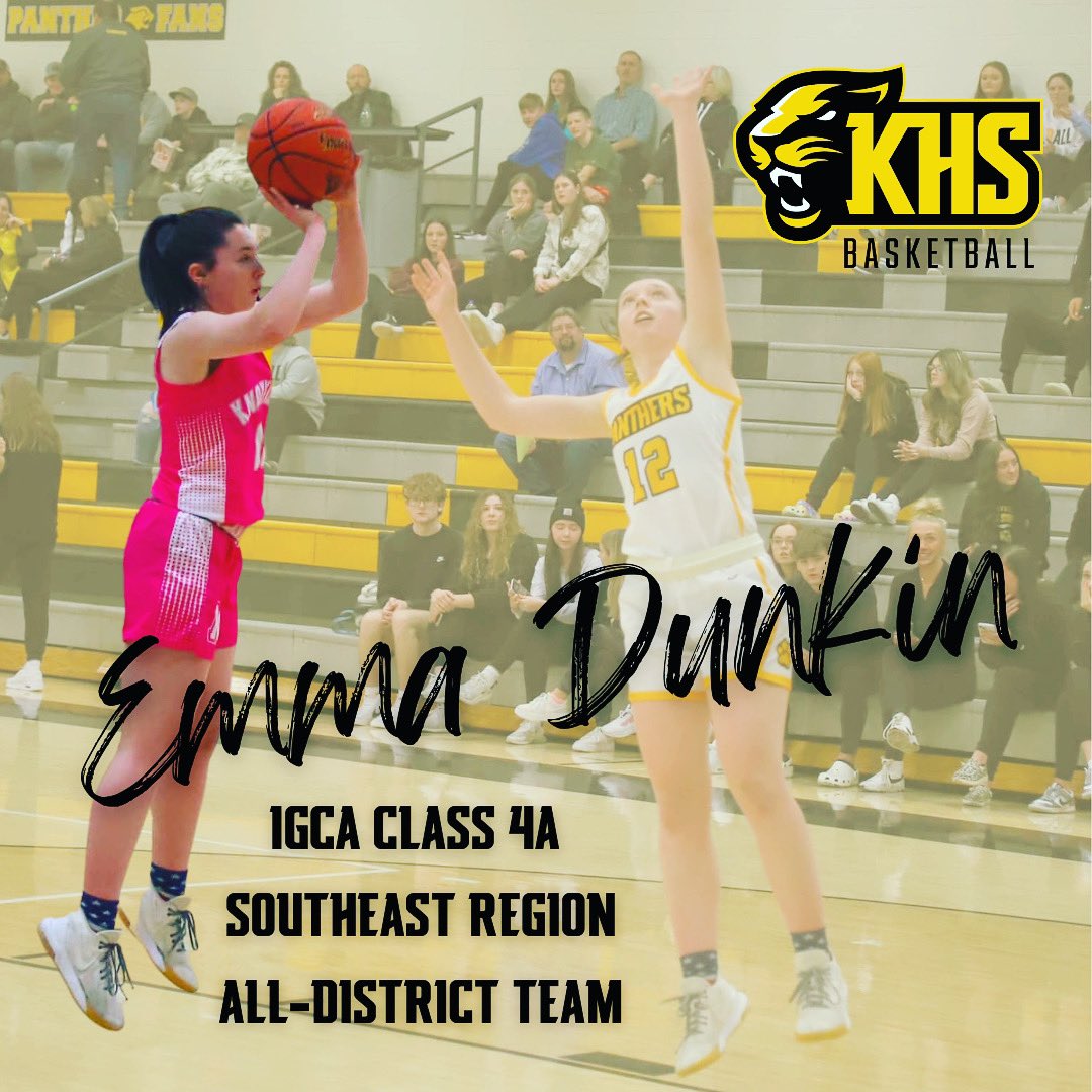 Congrats to senior <a href="/emmadunkin12/">Emma Dunkin</a> on earning IGCA Southeast region all-district team! Great accomplishment for her!