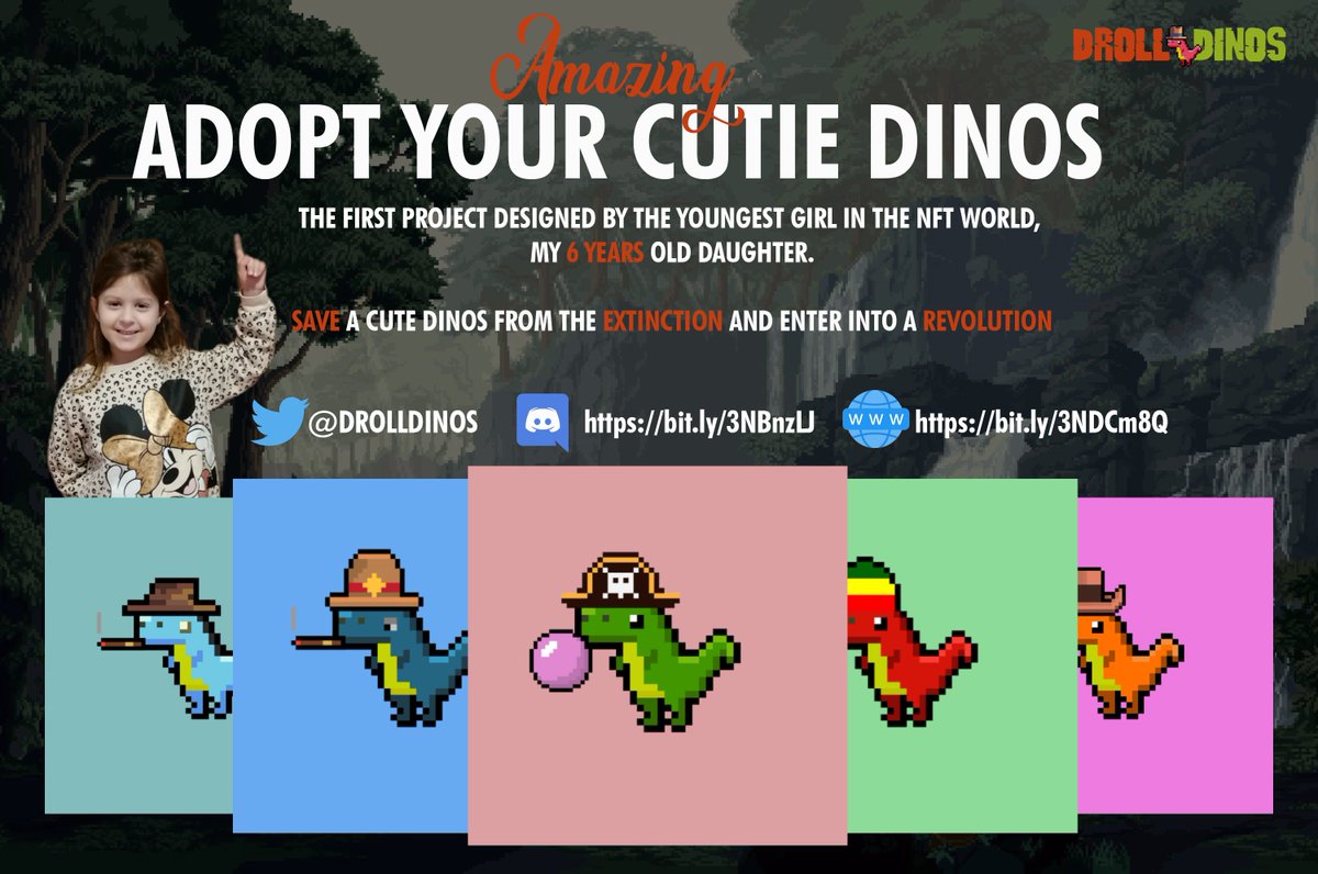 DrollDinos - MINT IS LIVE tweet media