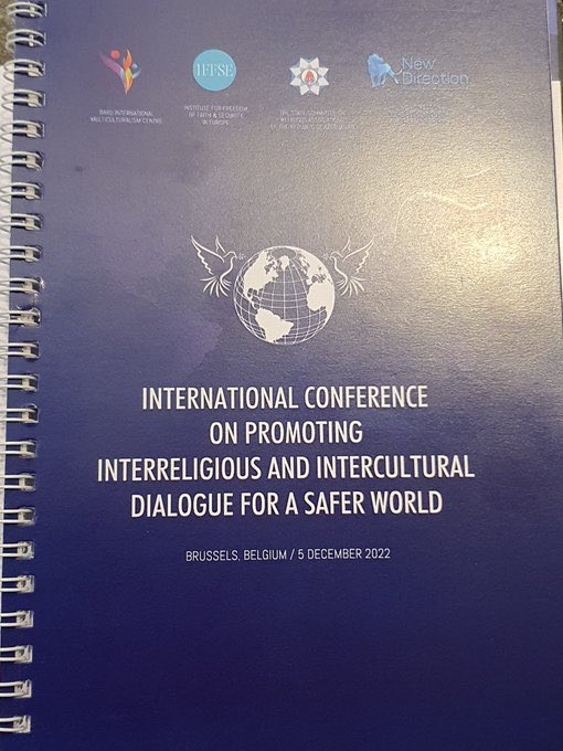 younesbelfellah's tweet photo. Ma Participation à la Conférence internationale organisé à Bruxelles, intitulée: CONFERENCE ON PROMOTING INTERRELIGIOUS AND INTERCULTURAL DIALOGUE FOR A SAFER WORLD. Mon intervention est sur les apports du développement économique à la paix et la tolérance sociale. #MEDFOCUS https://t.co/IfB4druNOi