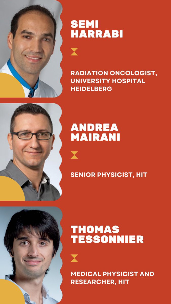heavy_ion's tweet photo. REMINDER 👁 March 7‼️
🗣️👋👨🔬Dr. Semi Harrabi, Prof. Andrea Mairani and Dr. Thomas Tessonnier are giving a talk on: "Helium Ion Beam Therapy"
REGISTER AT: https://t.co/JlJ1vk7uFj
#Health #events #hadrontherapy #hitriplusseminars #heavyions #carbonions #innovation #Research https://t.co/8Ok636yoQf
