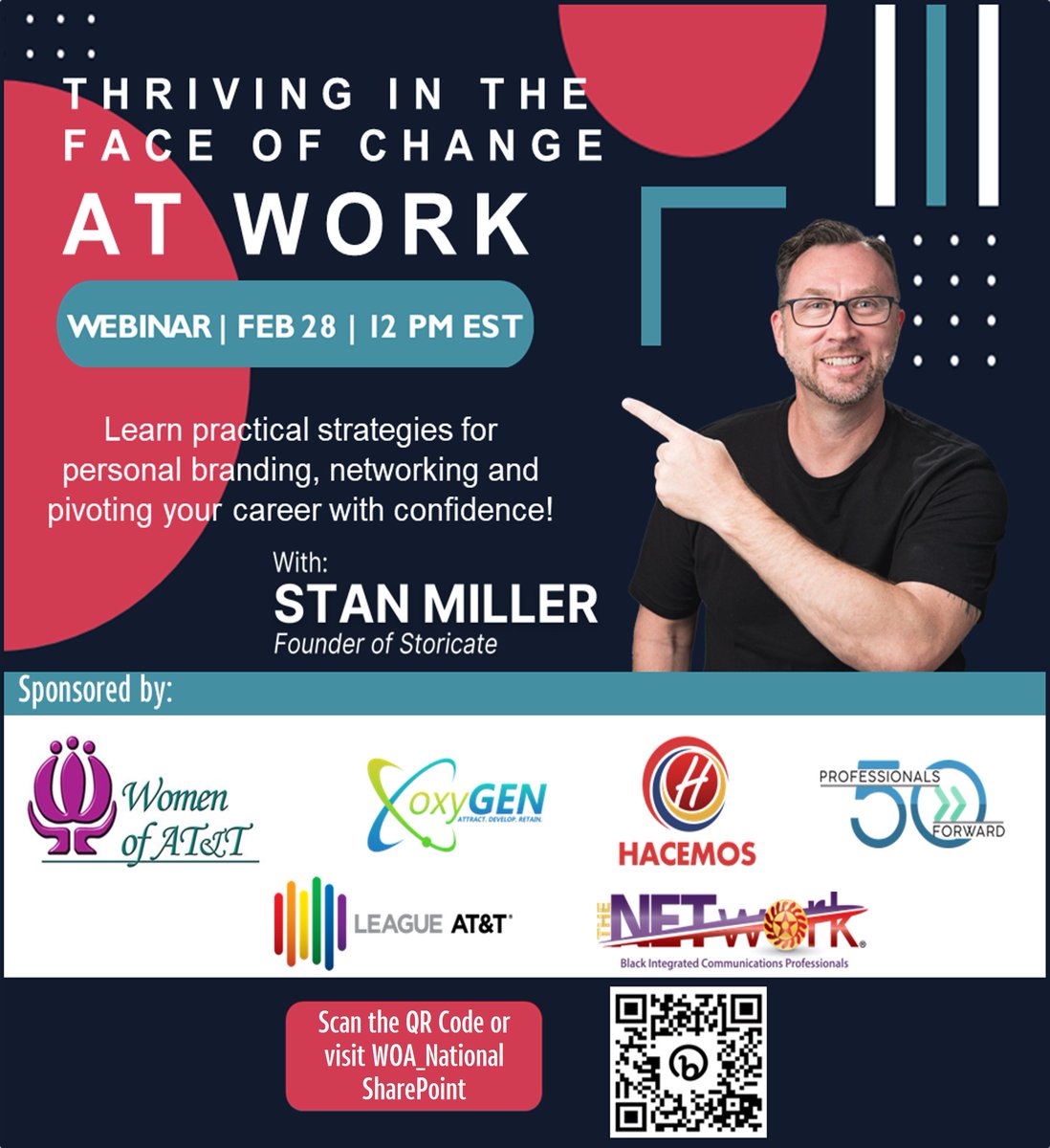 Happening Tomorrow! Join us!
💜#womenofatt
<a href="/storicateapp/">Stan Miller</a> @oxyGENerg <a href="/HACEMOSatATT/">HACEMOS ERG</a> <a href="/P50F_National/">Professionals 50 Forward</a> <a href="/LEAGUEatATT/">LEAGUE at AT&T</a> @theNETwork_Natl