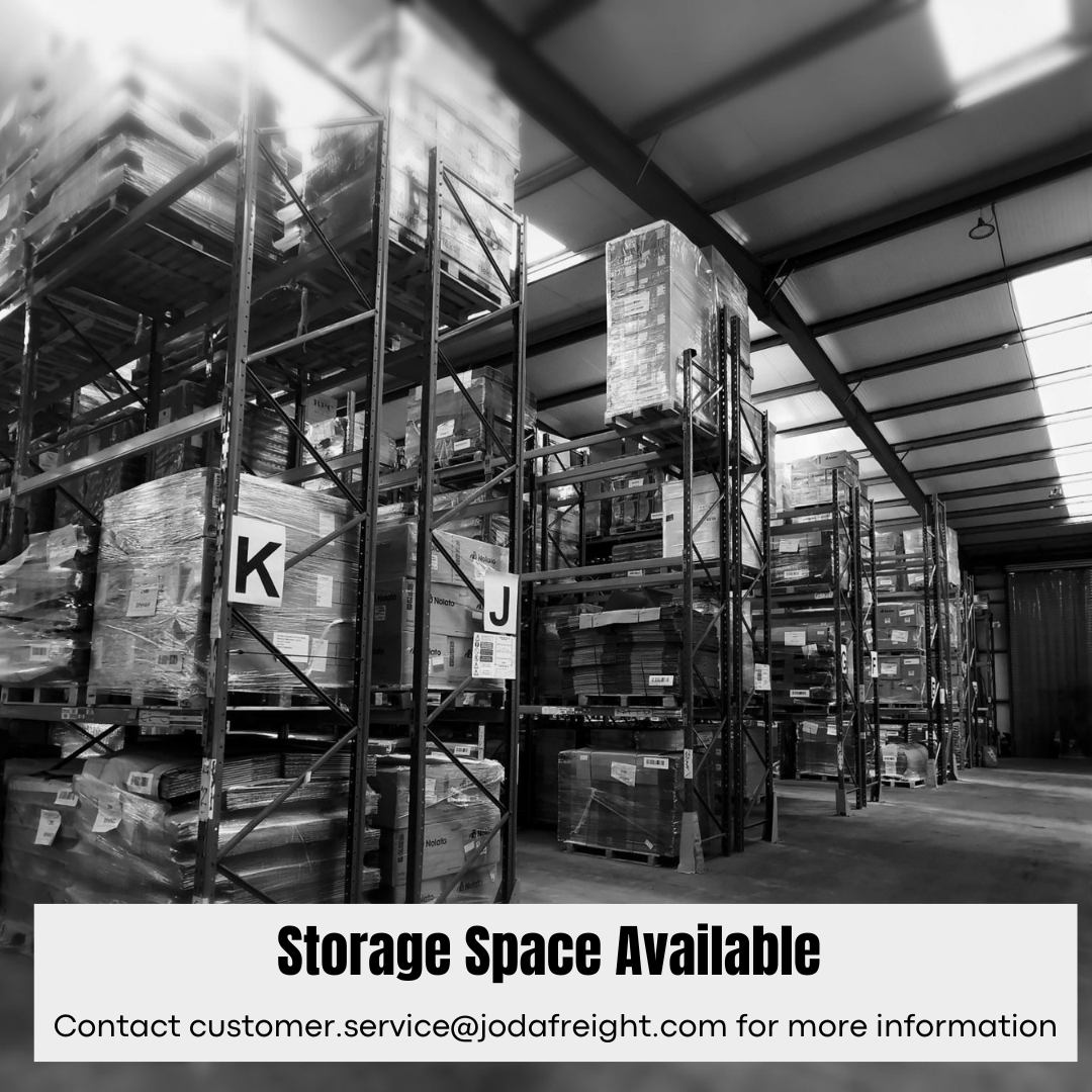 We currently have floor and racked storage space available in the Yorkshire area. Contact our customer service team at customer.service@jodafreight.com to find out more.

#storagespace #floorstorage #rackedstorage #haulage