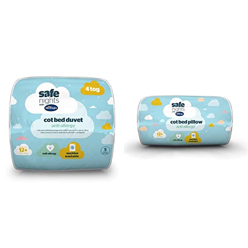 Silentnight Safe Nights Anti-Allergy Cot Bed Nursery Duvet - 4 Tog with Silentnight Safe Nights Anti-Allergy Cot Bed Pillow dlvr.it/Sk4h0g