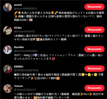 T1aCatia's tweet photo. Tá ou não tá com cara de golpe???

Gente tá demais esse povo hein?

Vou postar  prints de todos os perfis bloqueados aqui em 5 dias. 
 
Já denunciei e mesmo assim não param de vir @TwitterBrasil 
20 contas, mesmo padrão. 😡🤬 https://t.co/9rOjlepYvc